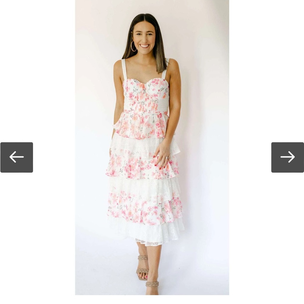 Allison Amilee Pleated Dress